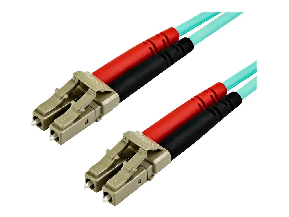 StarTech.com 10 m LC auf LC OM4 Multimode Glasfaserkabel, LWL Patchkabel - Patch-Kabel - LC Multi-Mode (M)