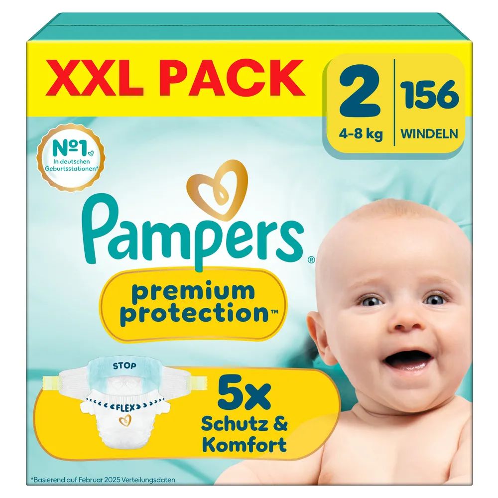 Pampers Premium Protection New Baby Gr.2 Mini 4-8kg 