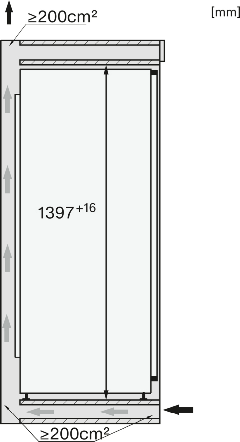 Miele K 7444 D Einbau-Kühlschrank