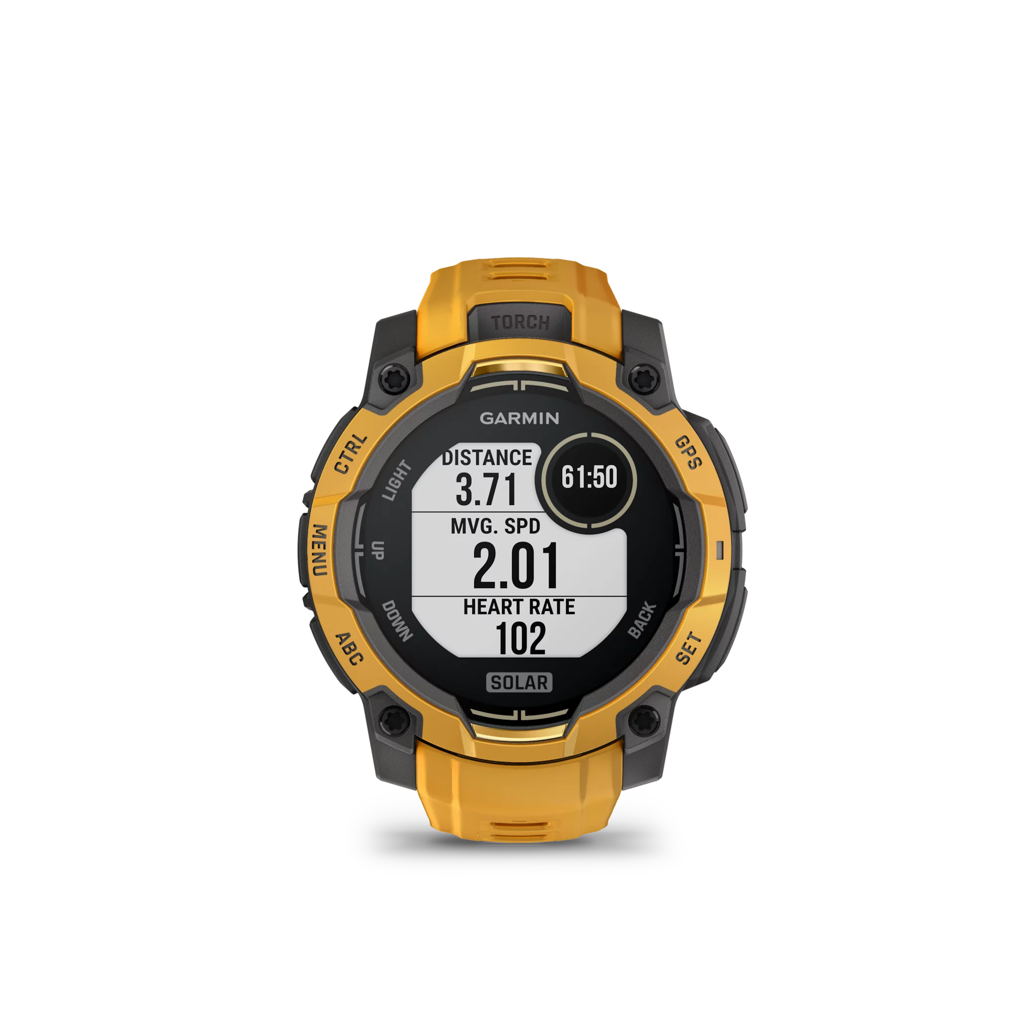 Garmin Instinct 3 Solar, 45mm Grau/Sunburst mit Silikon-Wechselarmband 22mm 