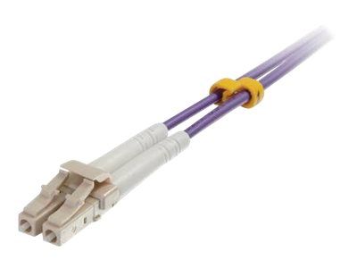 C2G 2m LC/LC OM4 LSZH Fibre Patch - Purple - Patch-Kabel - LC Multi-Mode (M)
