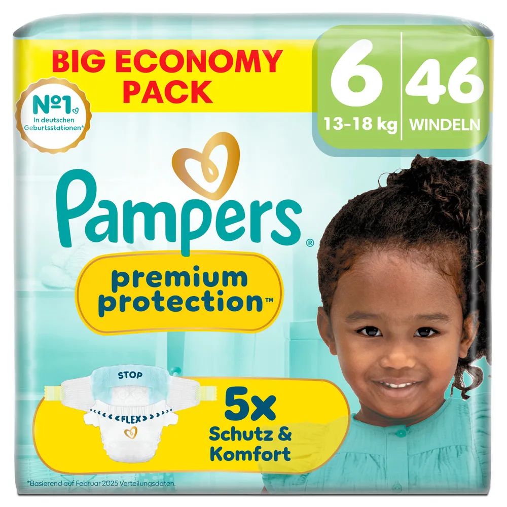 Pampers Premium Protection Gr.6 Extra Large 13-18kg Big 