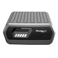 MasterLock Groe Sicherheitskassette - Tragbarer Safe - Anthrazit - Grau - Elektronisch - 10 l - Dokument - Schmuck - Geld - Kleine Elektronik - Akku