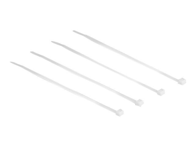 Delock Kabelbinder - 20 cm - durchsichtig (Packung mit 100)
