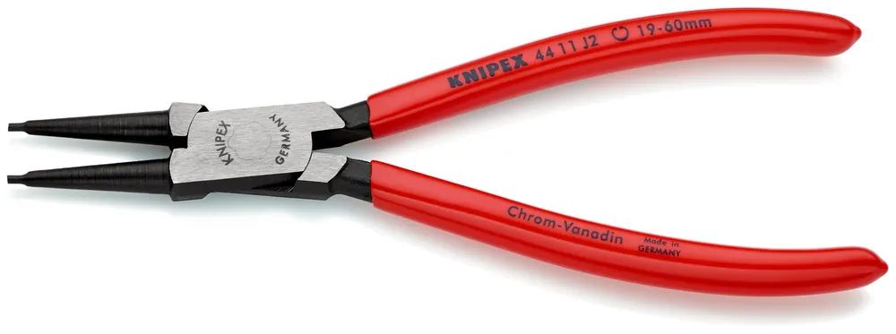 KNIPEX Sicherungsringzange für Innenringe in Bohrungen mit Kunststoff überzogen schwarz atramentiert 180 mm