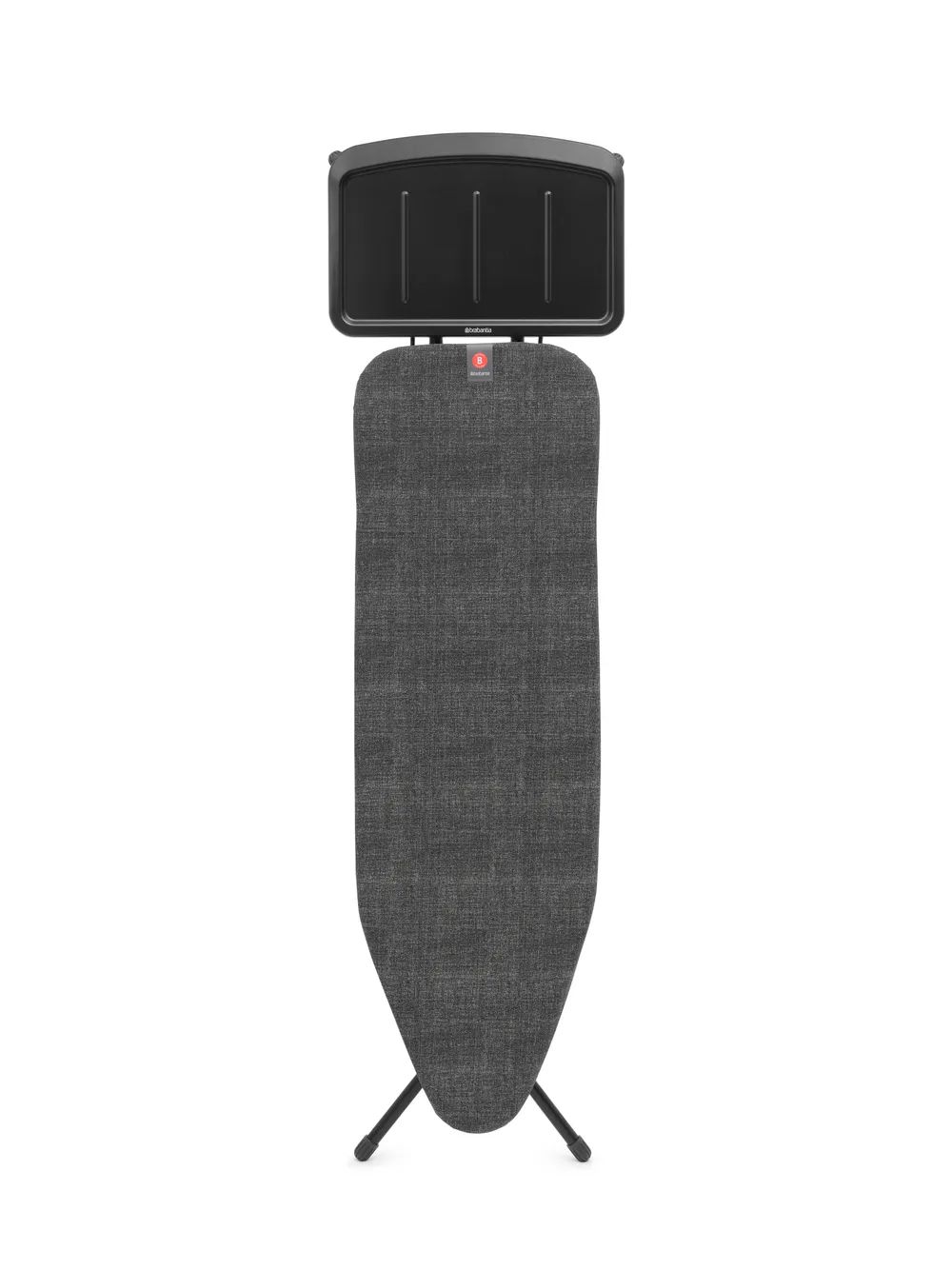 Brabantia Bügeltisch B, 124x38cm, Dst-Ablage Solid - Denim Black