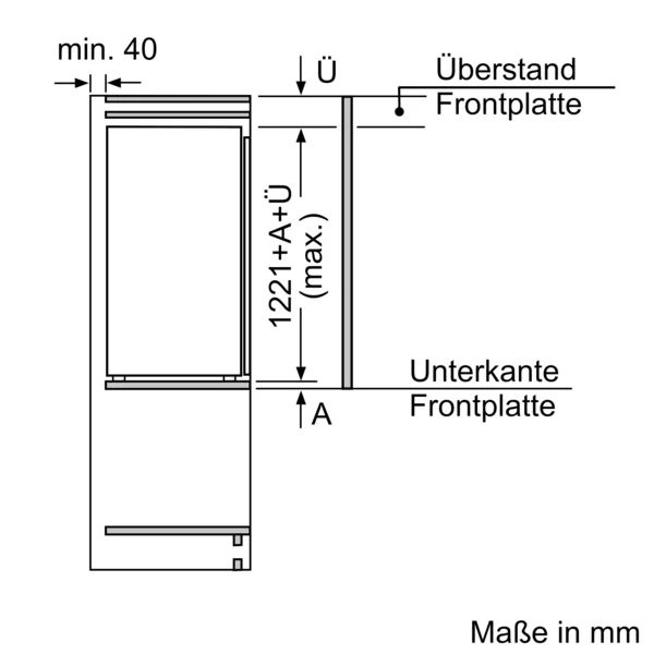 Neff Einbau-Kühlschrank mit Flachscharnier -  204L