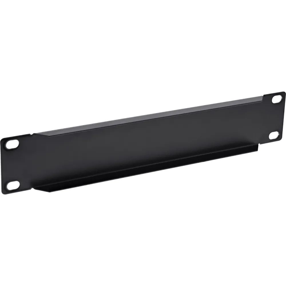 InLine 10" Blindplatte - 1HE - RAL 9005 schwarz