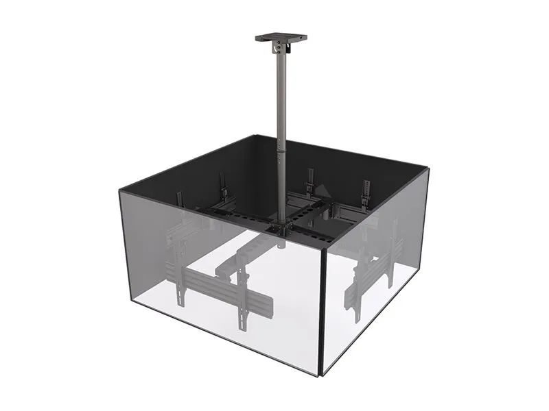 Equip Pro - Klammer - Kunststoff, Aluminium, Stahl - Schwarz - Bildschirmgröße: 81.3-165.1 cm (32"-65")