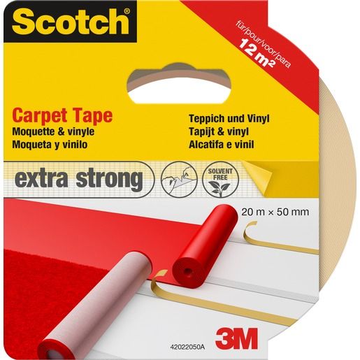 3M WEISS EXTRA STARK 50MM X 20M / TEPPICHKLEBEBAND 7100173412