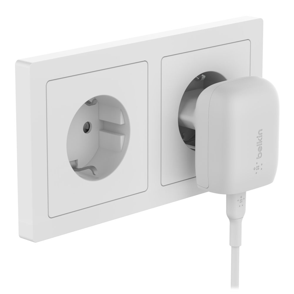 Belkin BoostCharge - Netzteil - PPS Technology - 20 Watt - 3 A - Power Delivery 3.1 (24 pin USB-C)