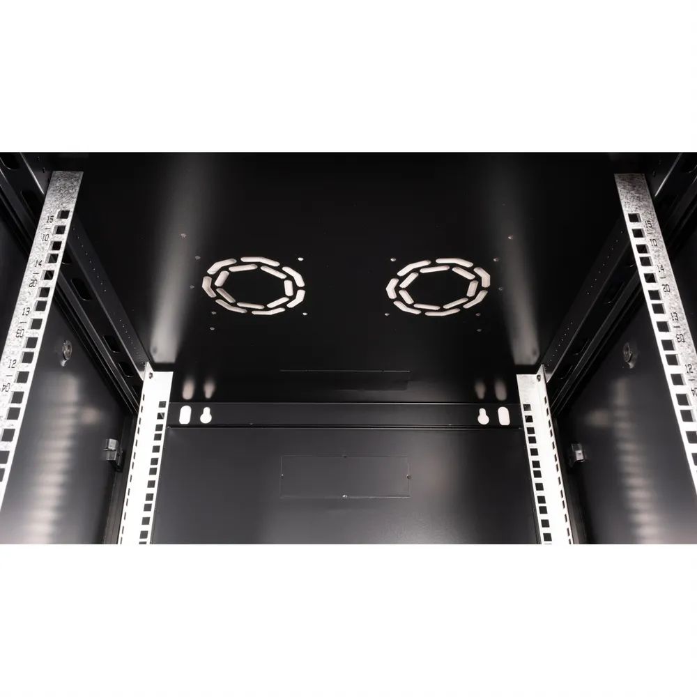 VALUE 19-Zoll Wandgehäuse 15HE, 600x600mm schwarz, Bausatz