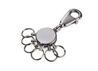 Troika KYR60-GM - Schlüsselanhänger - Schwarz - Chrom - 50 g