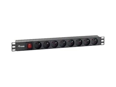 Equip pro - Stromverteilungseinheit - Wechselstrom 220-240 V - 3.5 kW - Ausgangsanschlüsse: 8 - 1U - 48.3 cm (19")