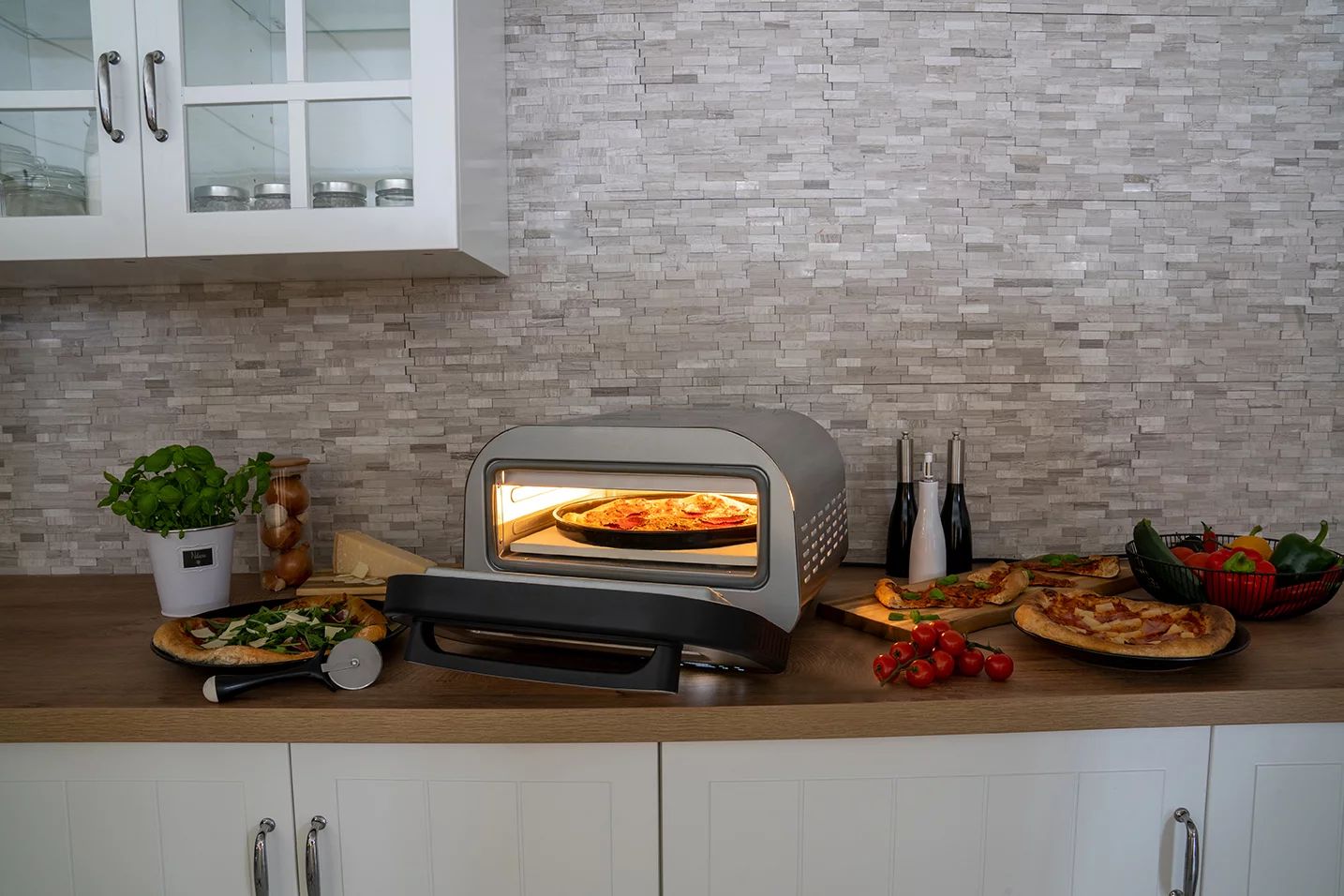 Unold 68816 Pizzaofen Luigi, Edelstahl