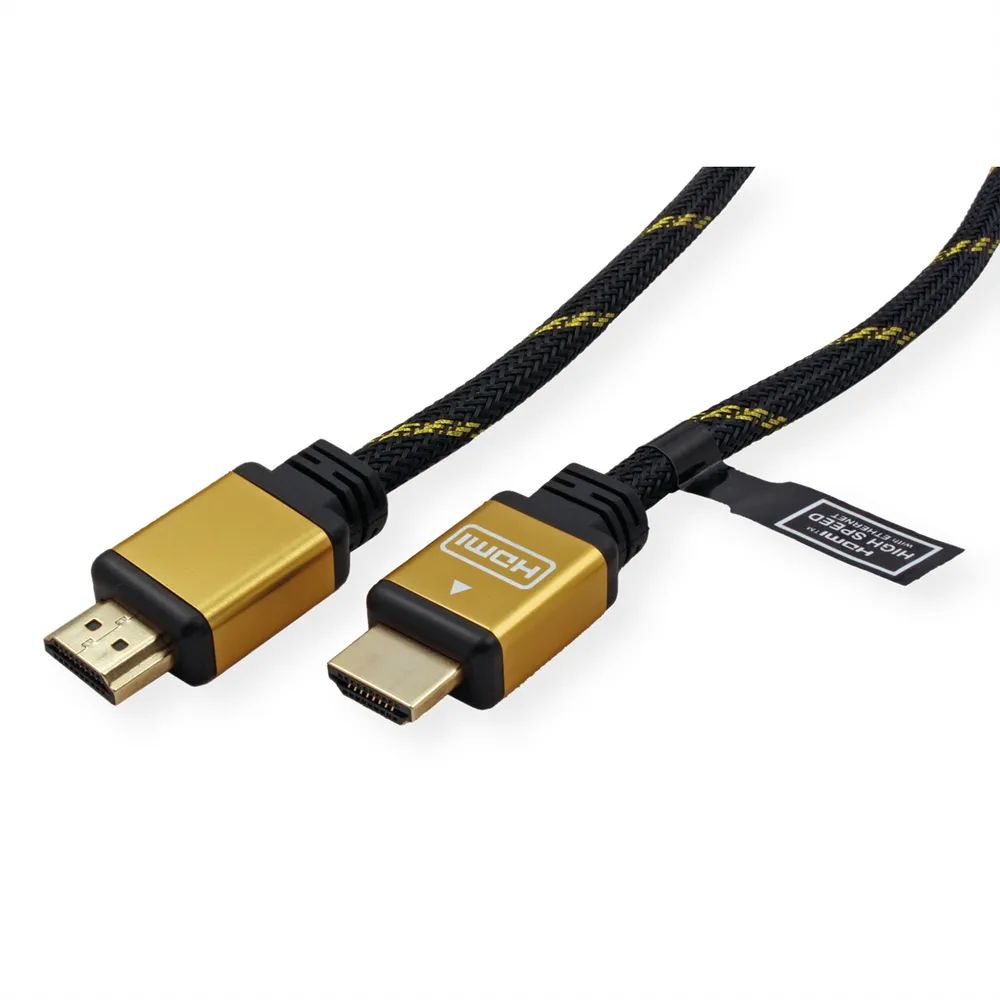 ROLINE GOLD HDMI High Speed Kabel mit Ethernet, 5 m
