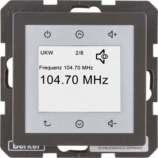 Berker Q.X RADIO DAB+/BT ANT SAMT / BERKER 30846086 TOUCH RADIO 30846086
