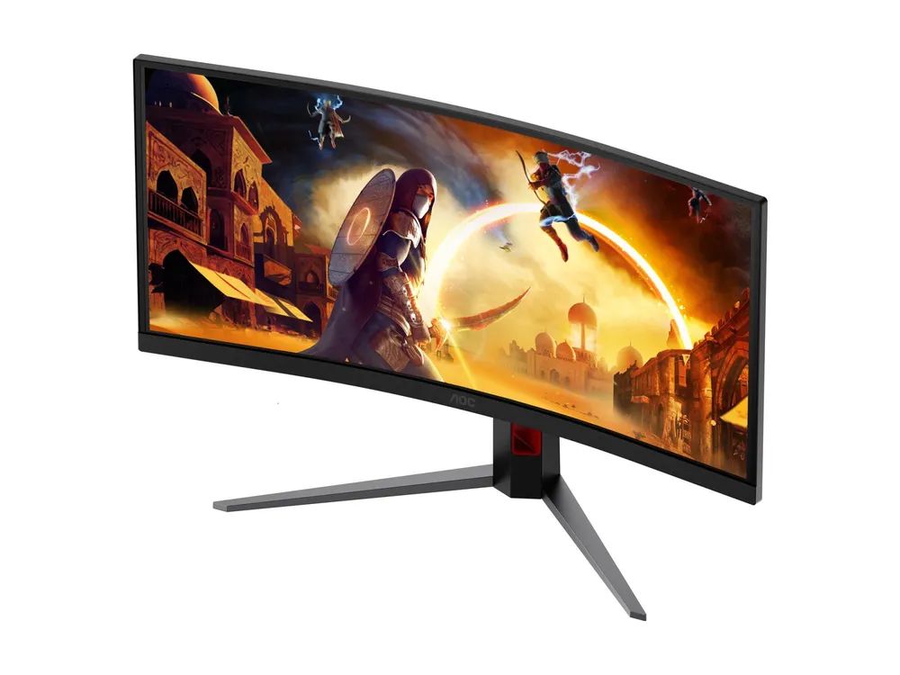 AOC Gaming CU34G4ZCA - G4 Series - LED-Monitor - Gaming - gebogen - USB - 86.4 cm (34")
