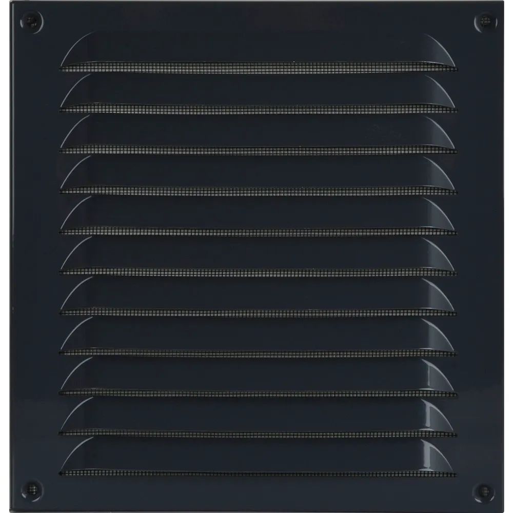 Upmann GmbH & Co.KG  UPMANN Wetterschutzgitter aufschraubbar eckig 230x240 mm Alu grau