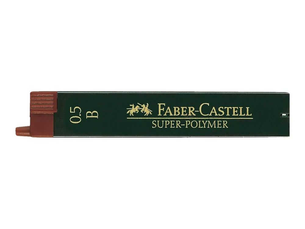 FABER-CASTELL Super-Polymer - Bleistiftmine - Superpolymer - B - 0.5 mm (Packung mit 24)