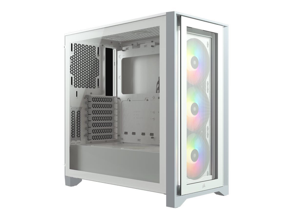 Corsair iCUE 4000X RGB - Tower - ATX - Seitenteil mit Fenster (gehärtetes Glas)
