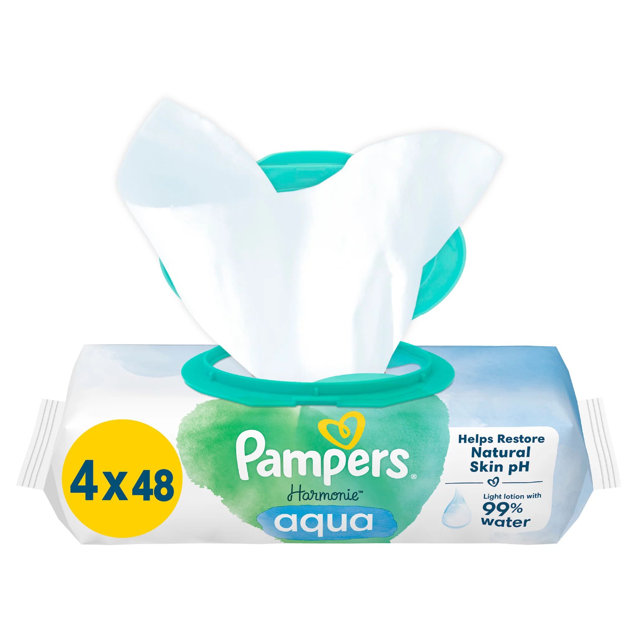 Pampers Feuchte Tücher Harmonie Aqua 4x48 Stk