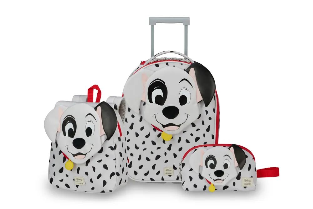 SAMSONITE HAPPY SAMMIES DISNEY UPRIGHT45/16 DISNEY PATCH, DALMATIAN PATCH