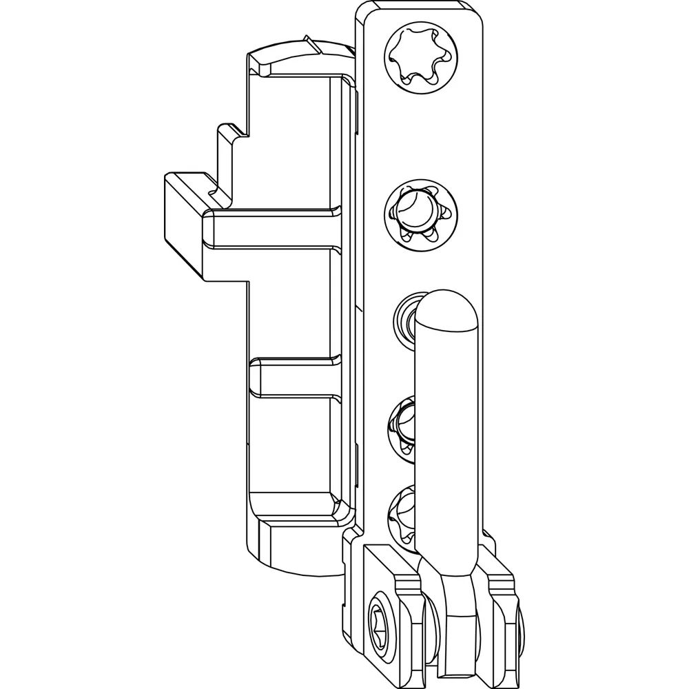 MACO Ecklager DT130 12/18 mm 130 kg für Fenstertür silber rechts (59490)
