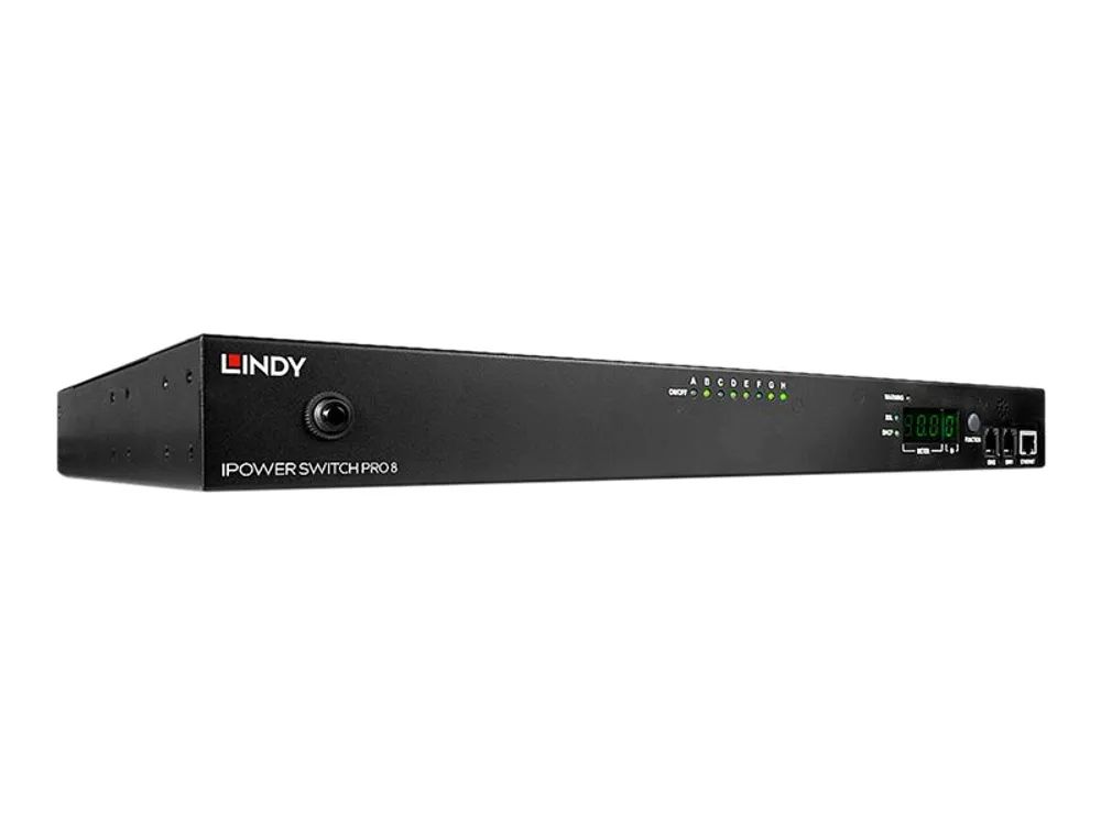 Lindy IPower Switch Pro 8 - Power Control Unit (Rack - einbaufähig)