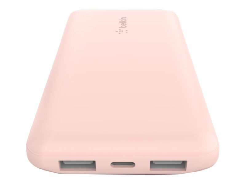 Belkin BoostCharge - Powerbank - 10000 mAh - 18 Watt - 3 Ausgabeanschlussstellen (24 pin USB-C, 2 x USB)