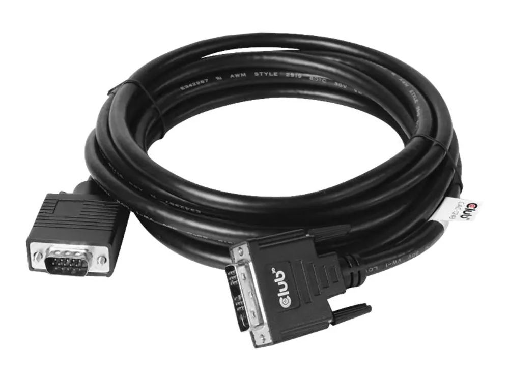Club 3D Adapterkabel - DVI-A (M) zu HD-15 (VGA)