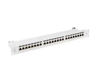 Lanberg PPS7-1024-S - Cat7 - F/UTP (FTP) - Grau - ABS - Metall - Rackeinbau - 1U
