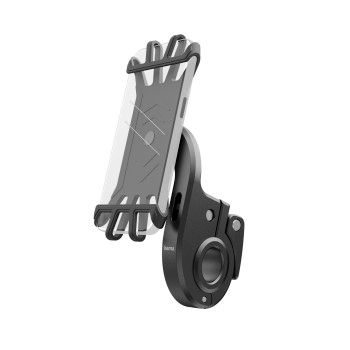 Hama Handyhalterung für E-Bike, schnelle Anbringung, Silikon, drehbar, universal