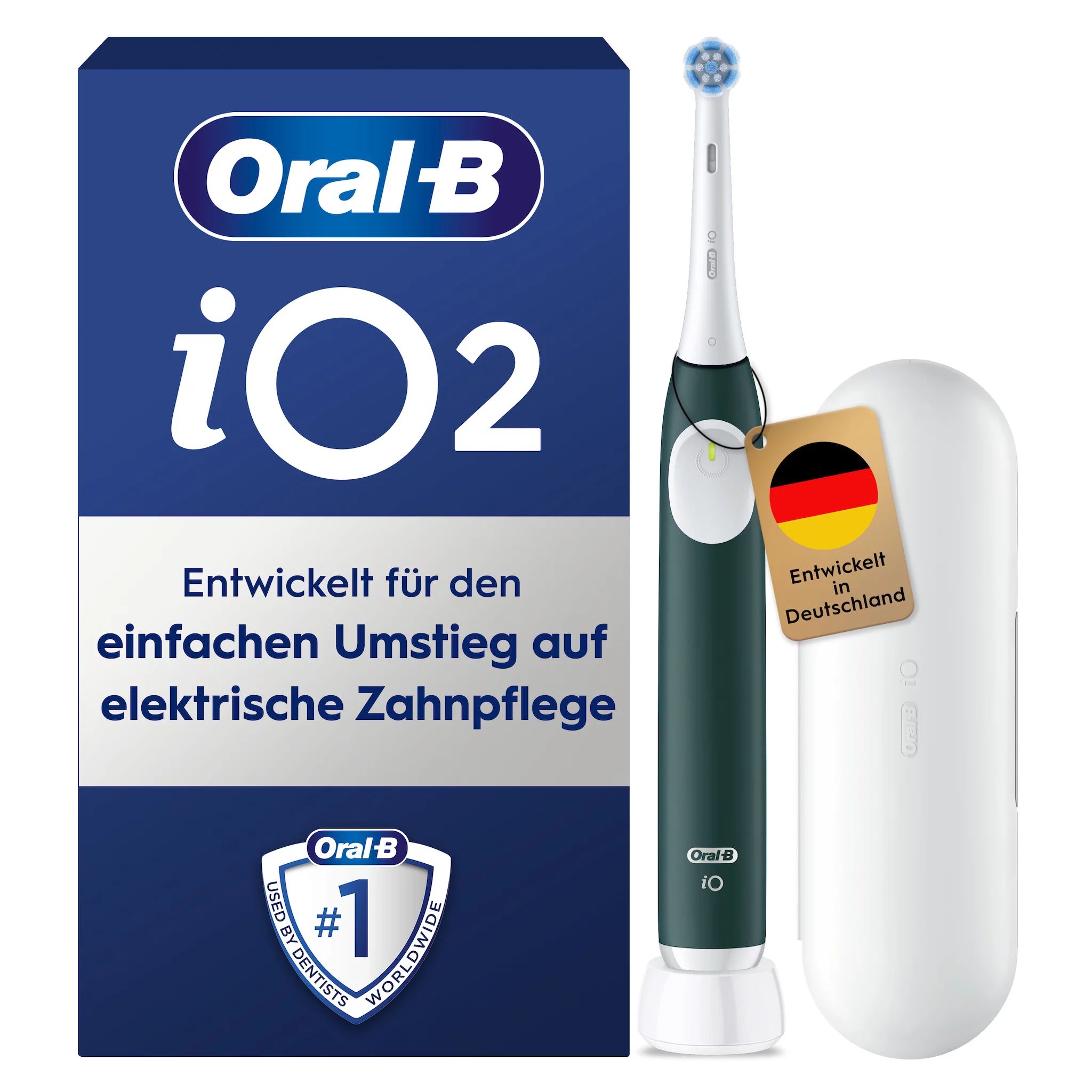 Oral-B iO Series 2, mit Reiseetui Forest Green