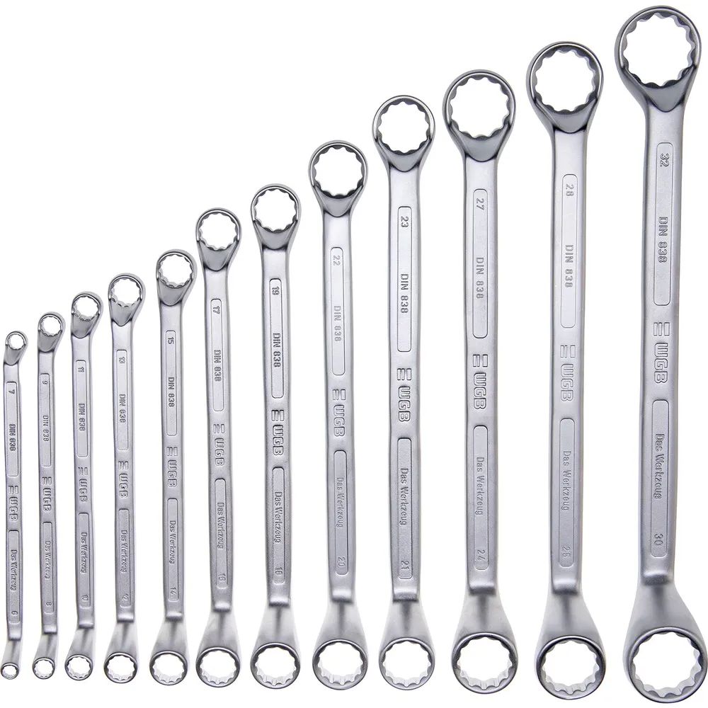 WGB Doppelringschlüssel-Satz DIN838 6-32 mm 11-teilig