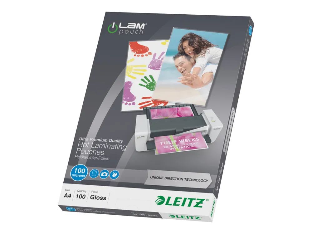 Esselte Leitz Glänzend, kristallklar - A4 (210 x 297)
