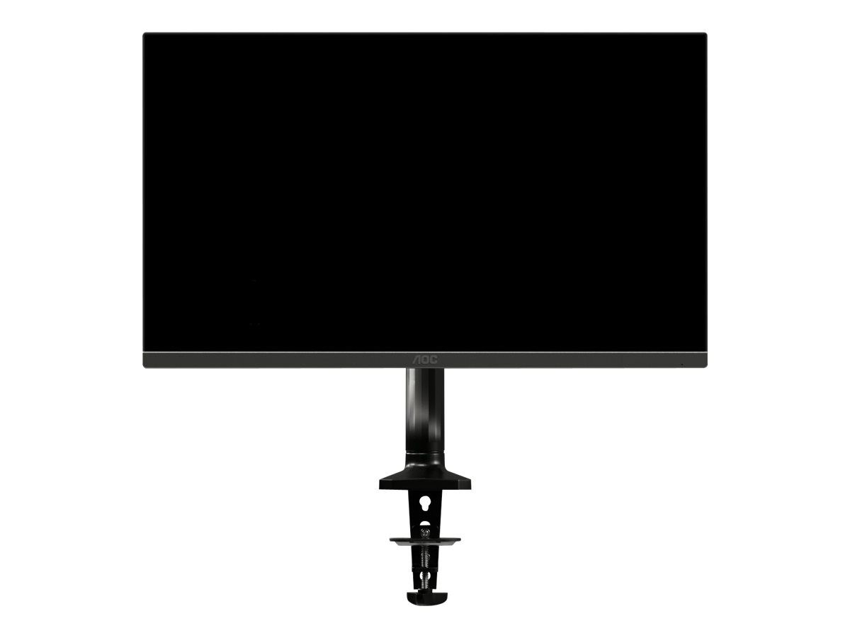 AOC AS110D0 - Befestigungskit - einstellbarer Arm - für LCD-Display - Aluminiumlegierung - Schwarz - Bildschirmgröße: bis zu 68,6 cm (bis zu 27 Zoll)
