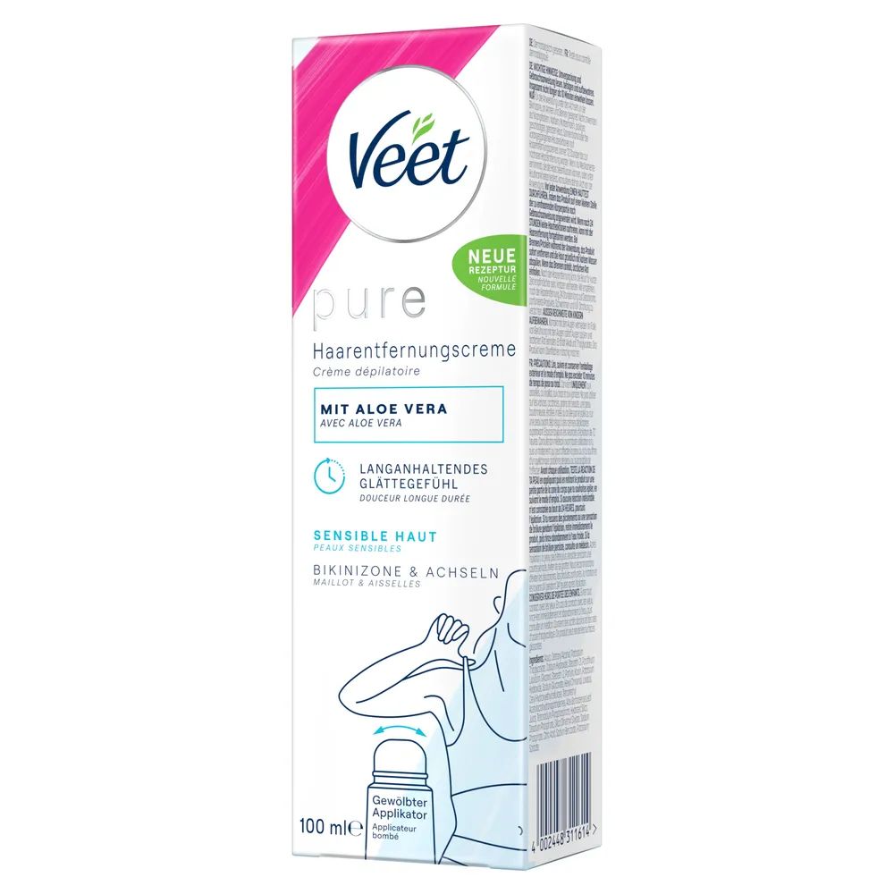 Veet Haarentfernungscreme Bikini&Achseln Sensitive 100ml