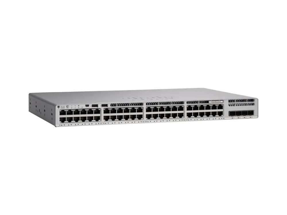 Cisco Catalyst 9200L - Network Advantage - Switch - L3 - 48 x 10/100/1000 + 4 x Gigabit SFP (Uplink)