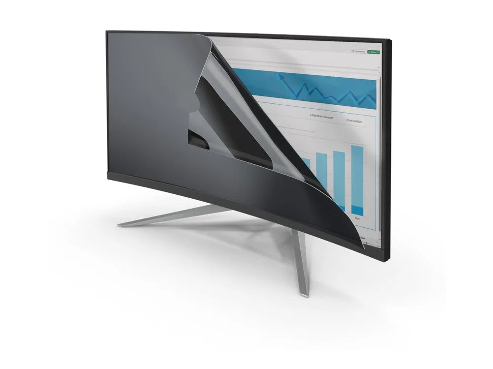 StarTech.com Blickschutzfolie für 34-Zoll-Ultrawide-Display - 21:9 Widescreen - Laptop Privacy Filter - Blaulicht reduzierende Schutzfolie - matt/glänzend - +/-30 Grad (PRIVSCNMON34W)