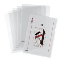 Herlitz 5914304 - Konventioneller Dateiordner - A4 - Polypropylen (PP) - Transparent - Matt - Landschaftsportrait
