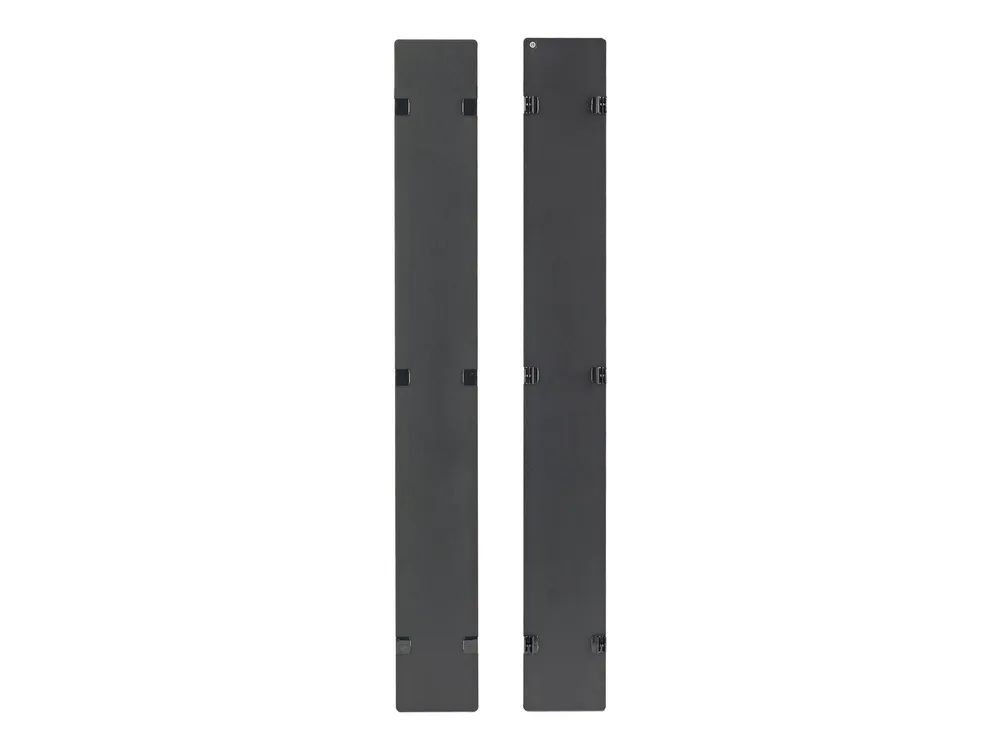 APC Rack-Kabelführungskonsolen-Abdeckung - Schwarz - 48U - TAA-konform (Packung mit 2)