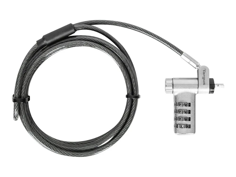 Targus DEFCON Ultimate - Sicherheitskabelschloss - universal fortlaufend - Silber - 2 m (Packung mit 25)