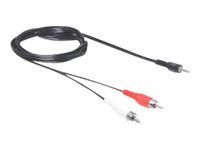Delock Audiokabel - mini-phone stereo 3.5 mm männlich zu mini-phone stereo 3.5 mm männlich