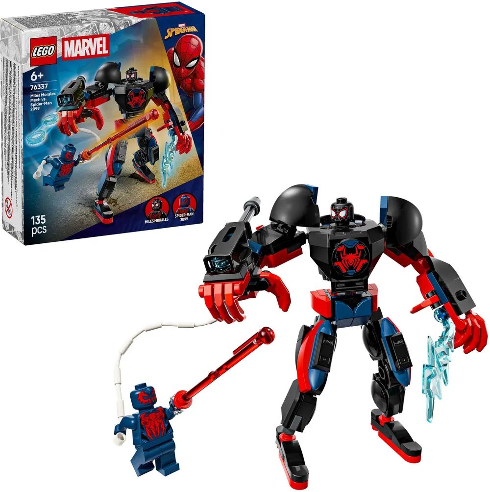 LEGO Marvel Miles Morales Mech vs. Spider-Man 2099 76337