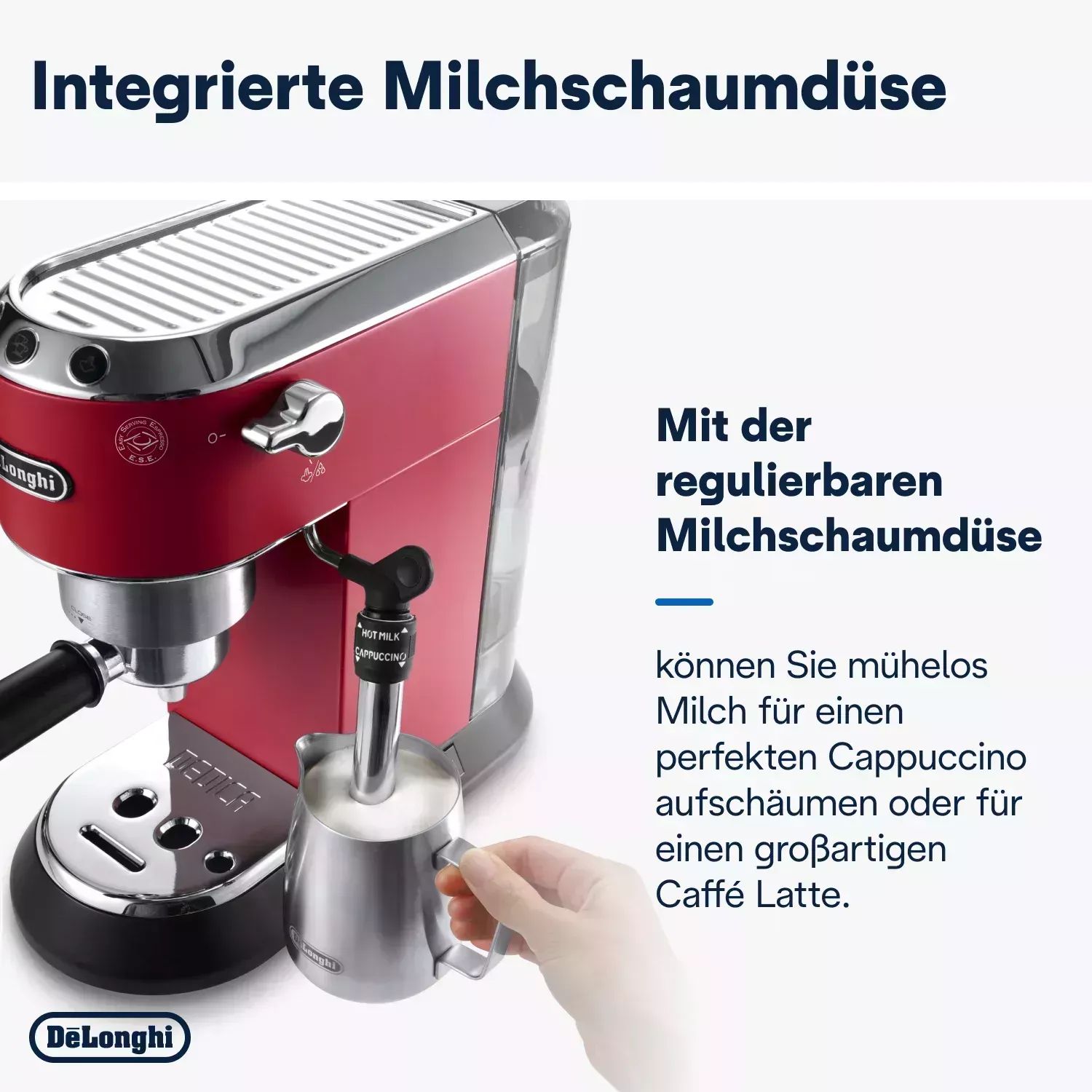 De'Longhi Espressomaschine Dedica EC685.R