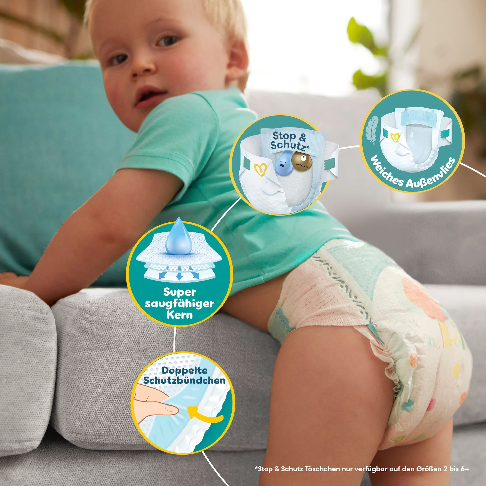 Pampers Baby Dry Gr.6 Extra Large 13-18kg XXL Pack