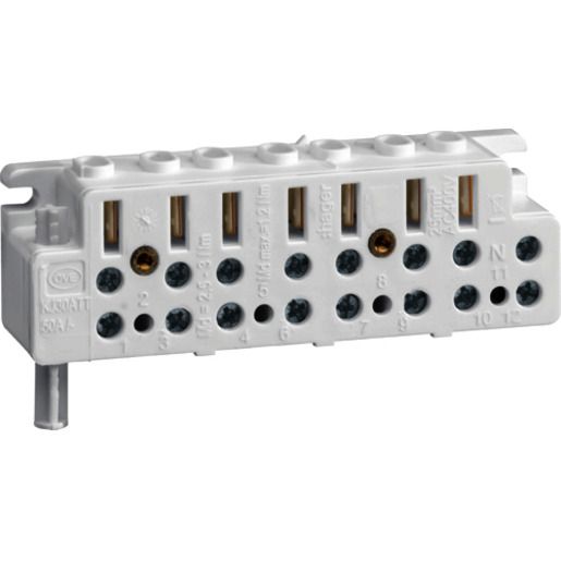Hager ZÄHLERSTECKK.DREGST.50A,0-TRE- / HAGER KJ30ATT