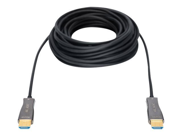 DIGITUS HDMI AOC Hybrid Glasfaserkabel, UHD 4K, 20 m