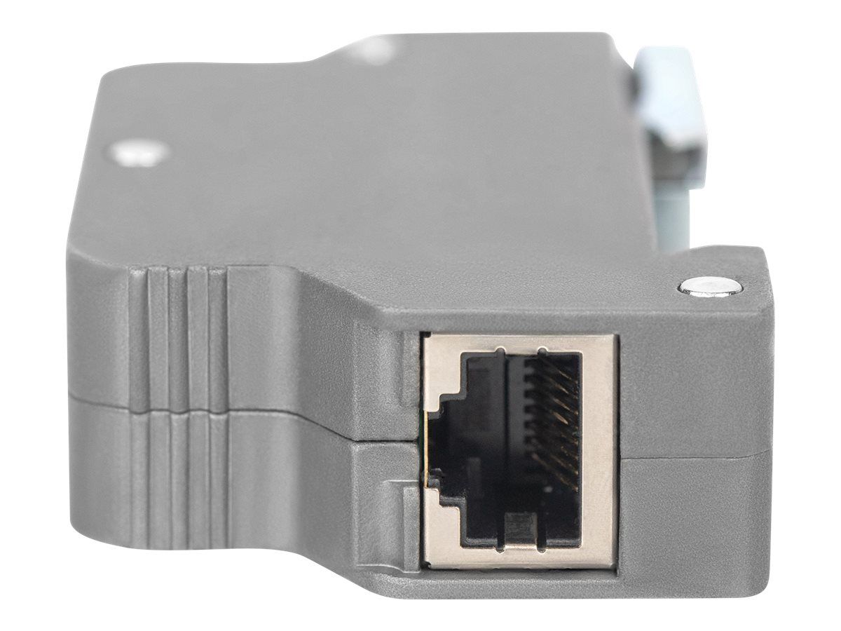 DIGITUS PoE Überspannungsschutz (RJ45), DIN-Schienenmontage, Indoor